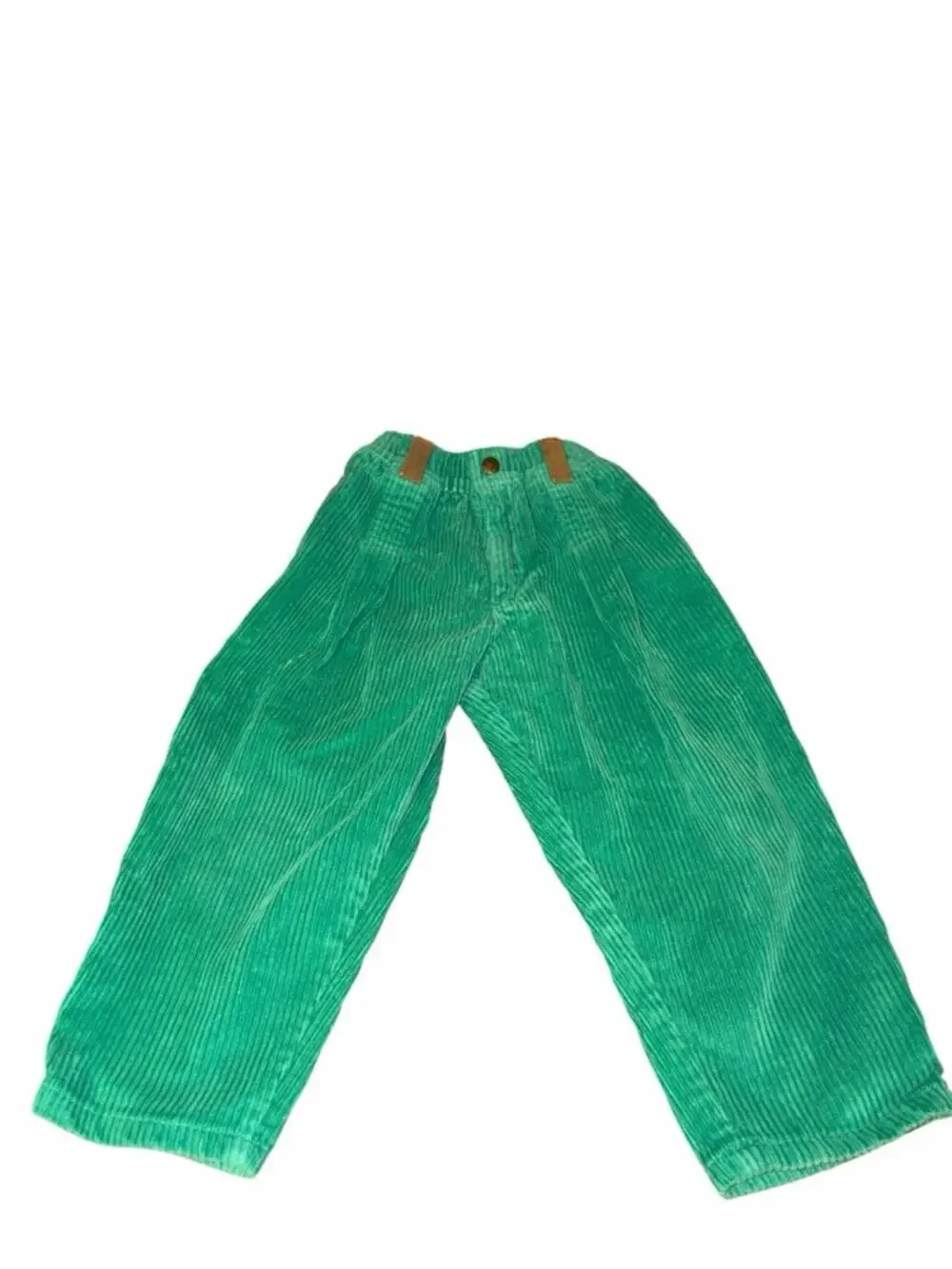 Oshkosh B’Gosh Kids Green Corduroy Pants - Soft Wide-Leg Bottoms Size 4T
